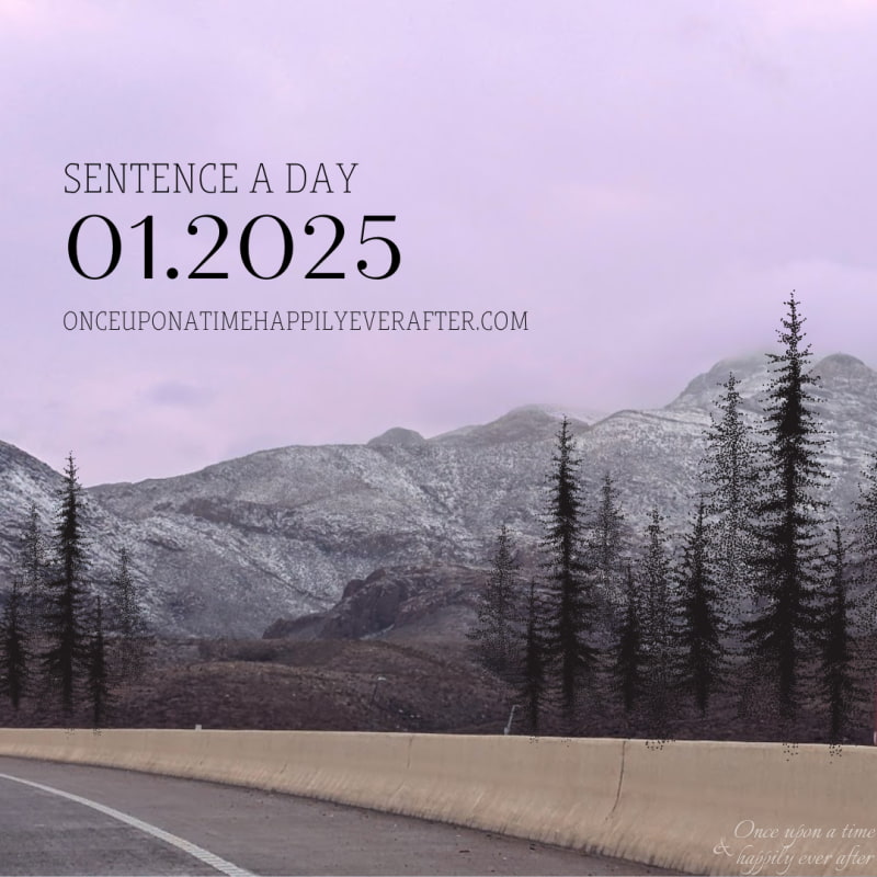 Sentence a Day 01.2025