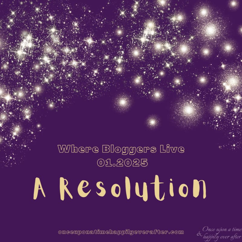 Where Bloggers Live 01.2025: A Resolution
